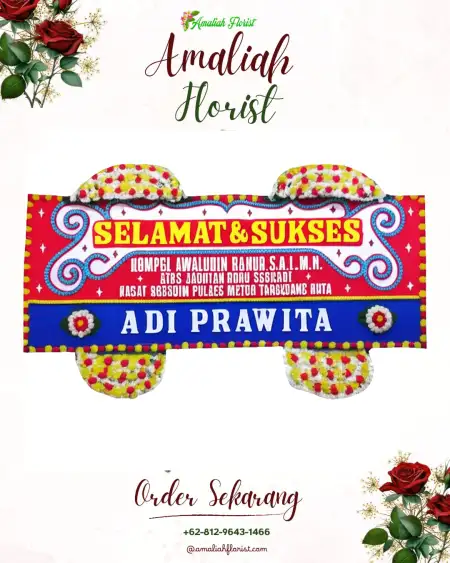 Papan Bunga Ucapan Selamat Batokan